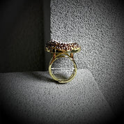 Celestia Aura Geode Statement Ring - AmoreNmore