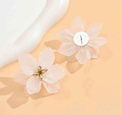 Frosted Magnolia Studs