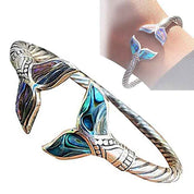 Mystic Ocean Whale Tail Bangle