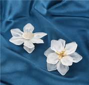 Frosted Magnolia Studs - AmoreNmore