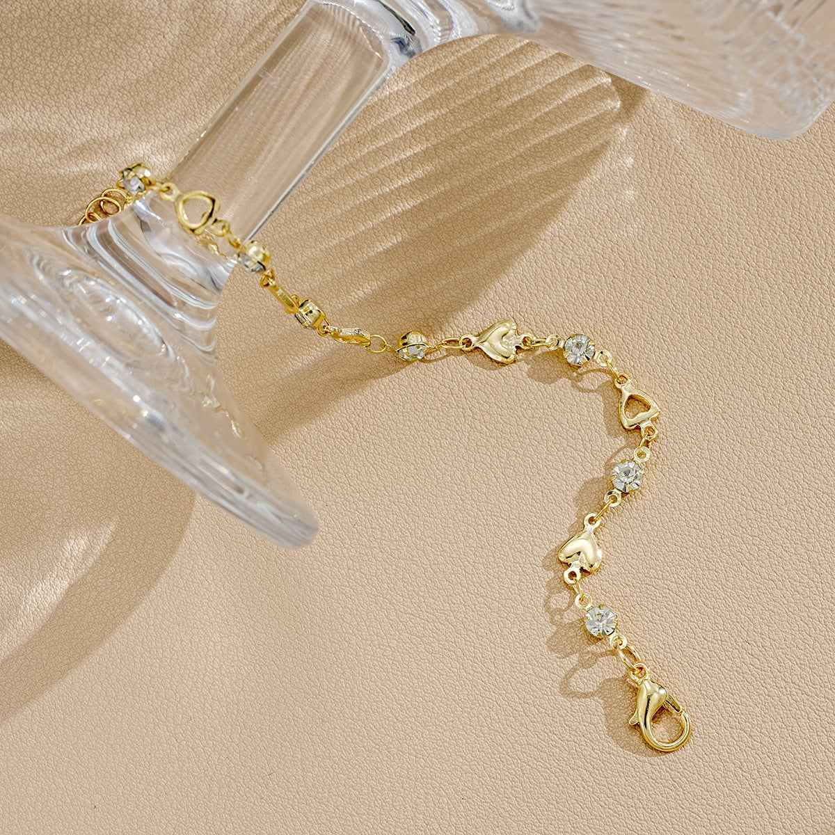 Aurora Heart Crystal Bracelet - Elegant Healing Jewelry for Love and Positivity - AmoreNmore