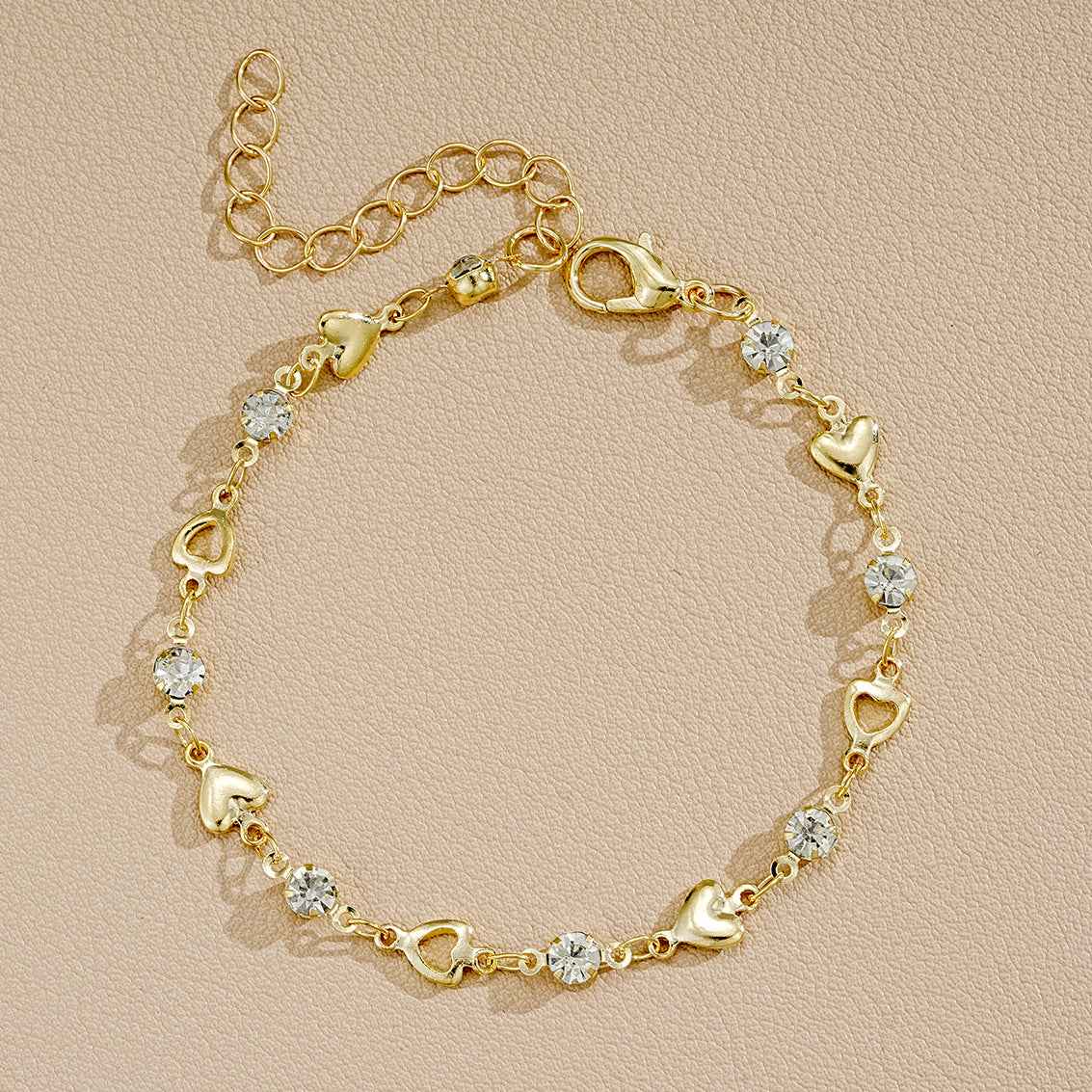 Aurora Heart Crystal Bracelet - Elegant Healing Jewelry for Love and Positivity - AmoreNmore