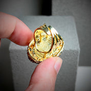 Celestia Aura Geode Statement Ring - AmoreNmore