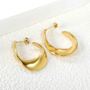 Eclipse Luxe Hoop Studs