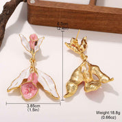 Blush Lily Bloom Earrings - Elegant Floral Jewelry for Every Occasion - AmoreNmore