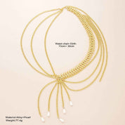 Gilded Cascade Waist Chain