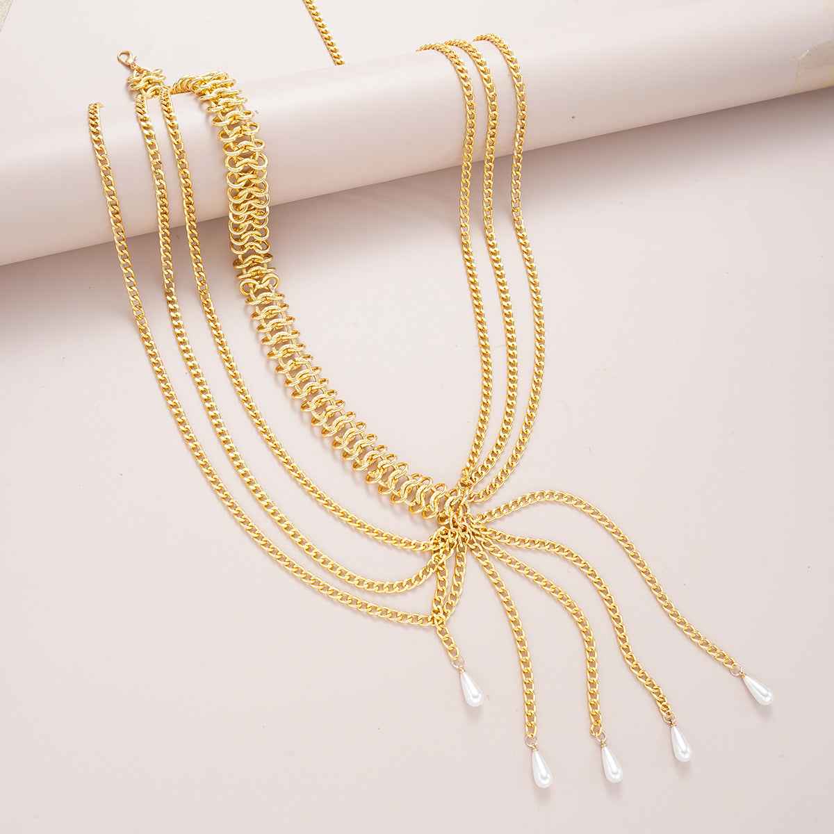 Gilded Cascade Waist Chain