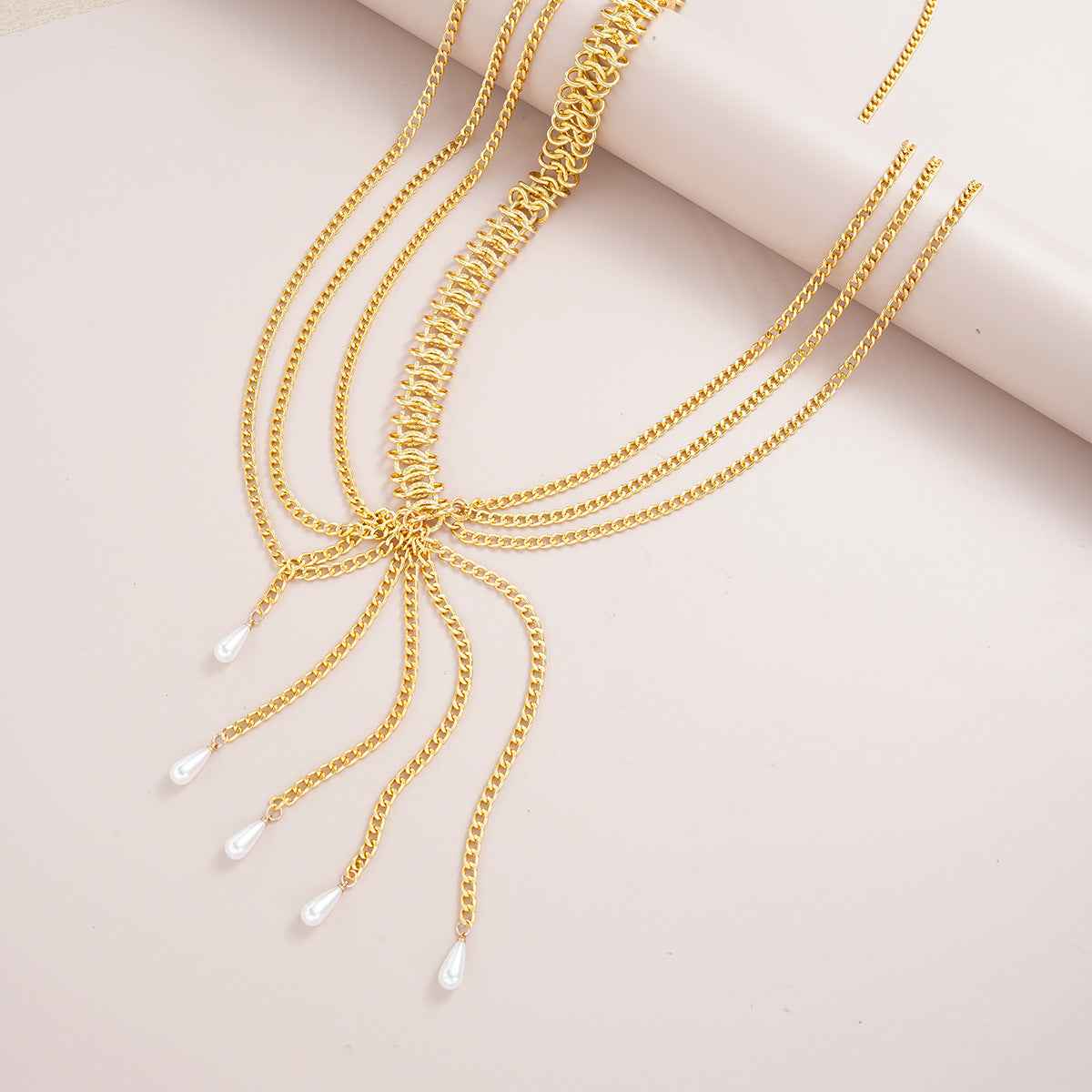 Gilded Cascade Waist Chain