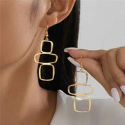 Gilded Harmony Drop Earrings