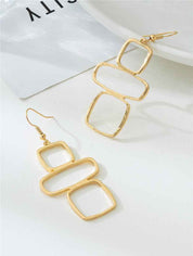 Gilded Harmony Drop Earrings