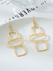 Gilded Harmony Drop Earrings