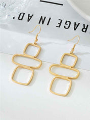 Gilded Harmony Drop Earrings