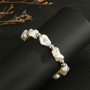 Baroque Luxe Pearl Stretch Bracelet for Elegant Style and Comfort - AmoreNmore