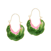 Aurora Swirl Hoop Earrings - Elegant Twisted Design for a Chic Look - AmoreNmore