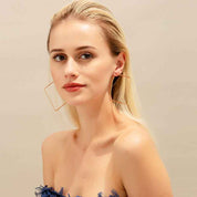 Geometrix Square Hoop Earrings