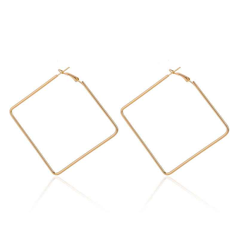 Geometrix Square Hoop Earrings
