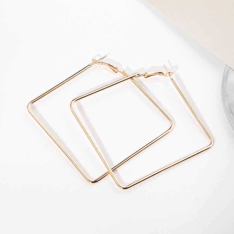 Geometrix Square Hoop Earrings