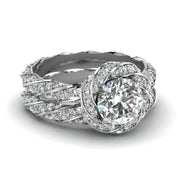 Eternal Radiance Twine Ring