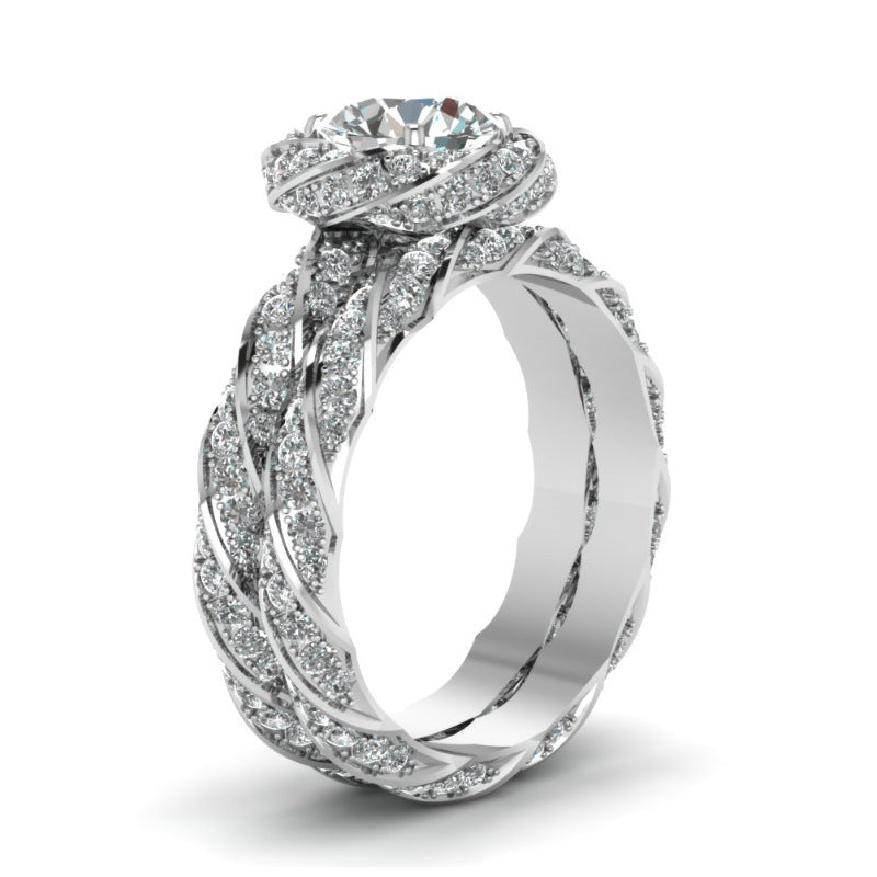 Eternal Radiance Twine Ring