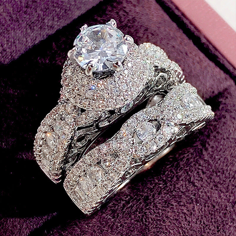 Eternal Radiance Duo Ring Set