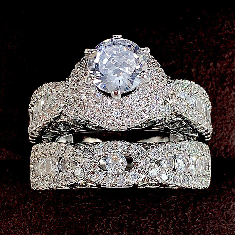 Eternal Radiance Duo Ring Set