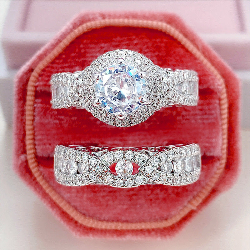 Eternal Radiance Duo Ring Set