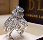 Eternal Radiance Duo Ring Set