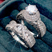 Eternal Radiance Duo Ring Set