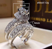 Eternal Radiance Duo Ring Set