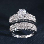 Eternal Lumina Dual Band Ring