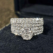 Eternal Lumina Dual Band Ring