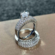 Eternal Lumina Dual Band Ring