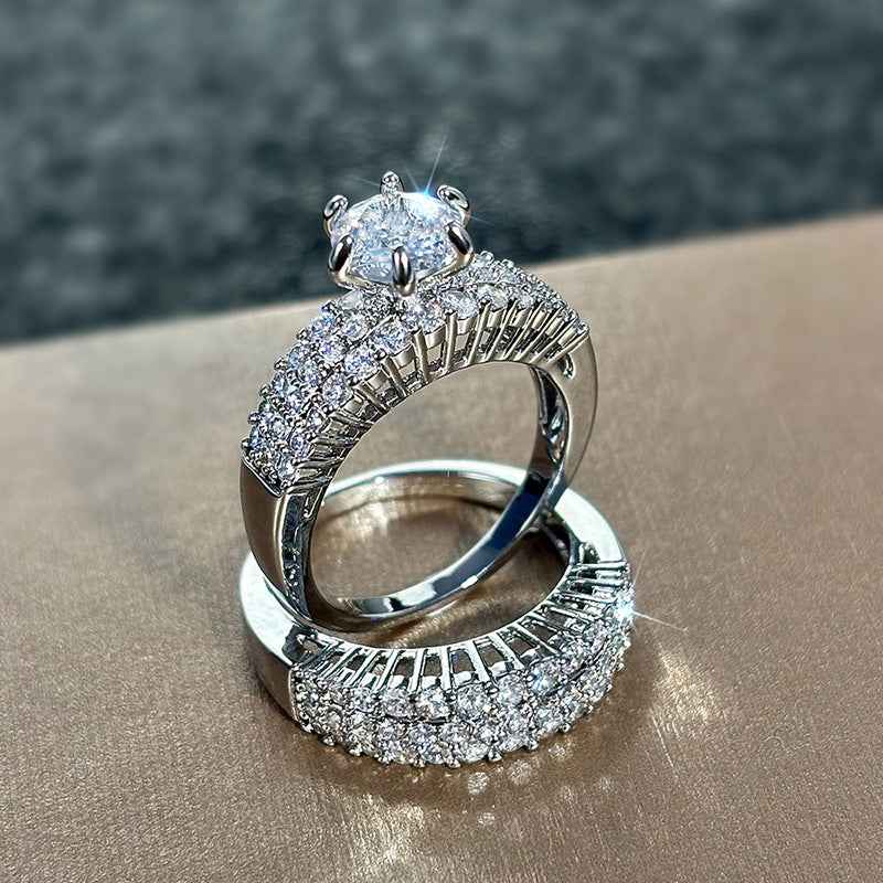 Eternal Lumina Dual Band Ring