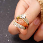 Eternal Lumina Dual Band Ring