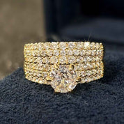 Eternal Lumina Dual Band Ring