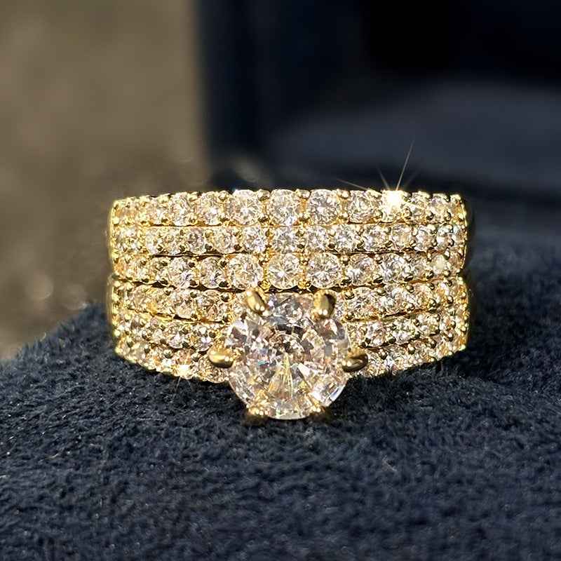 Eternal Lumina Dual Band Ring