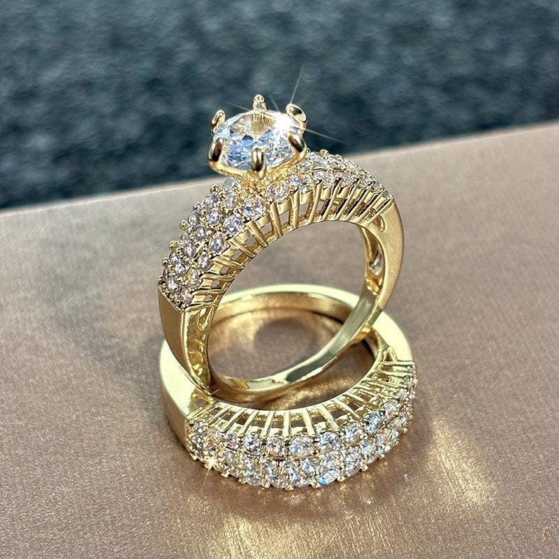 Eternal Lumina Dual Band Ring