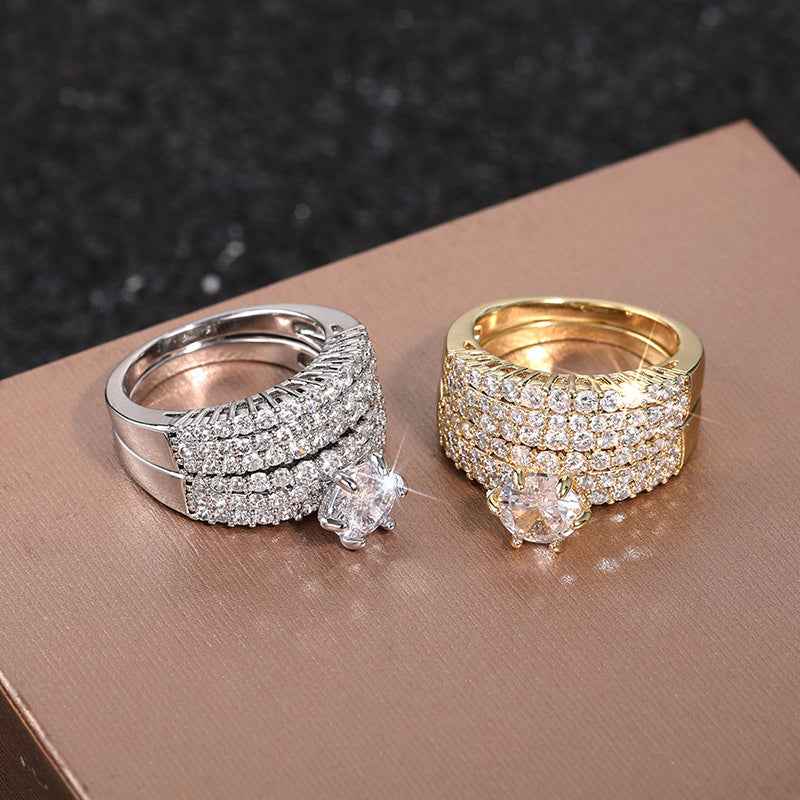 Eternal Lumina Dual Band Ring