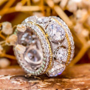 Eternal Grace Dual-Tone Statement Ring