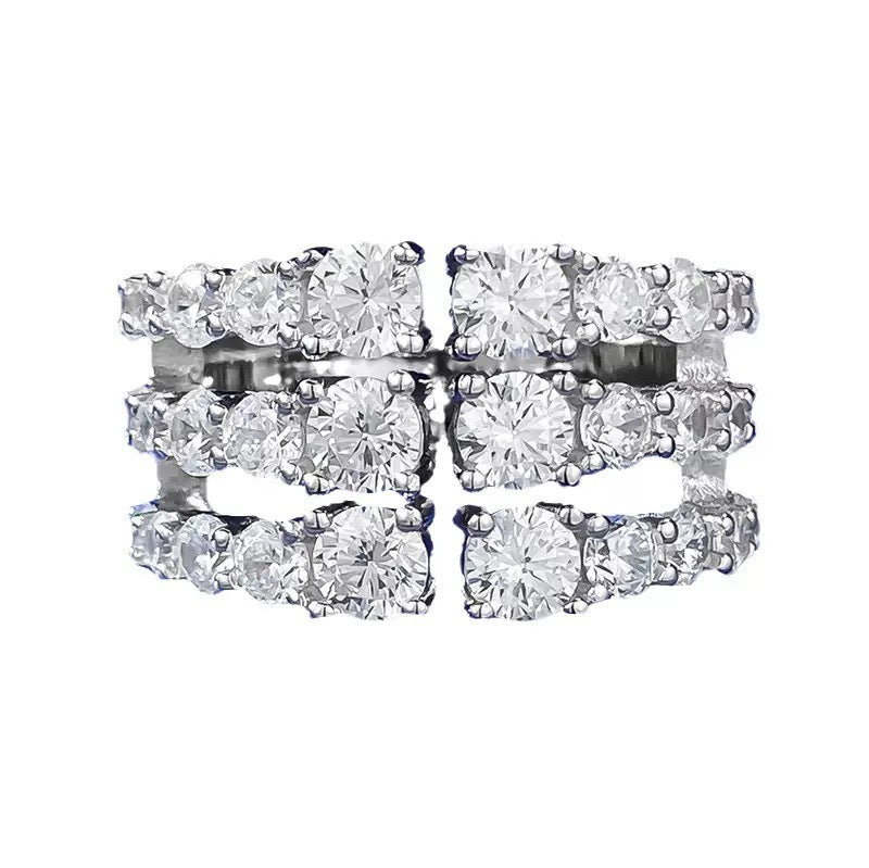 Celesté Luxe Multi-Row Statement Ring