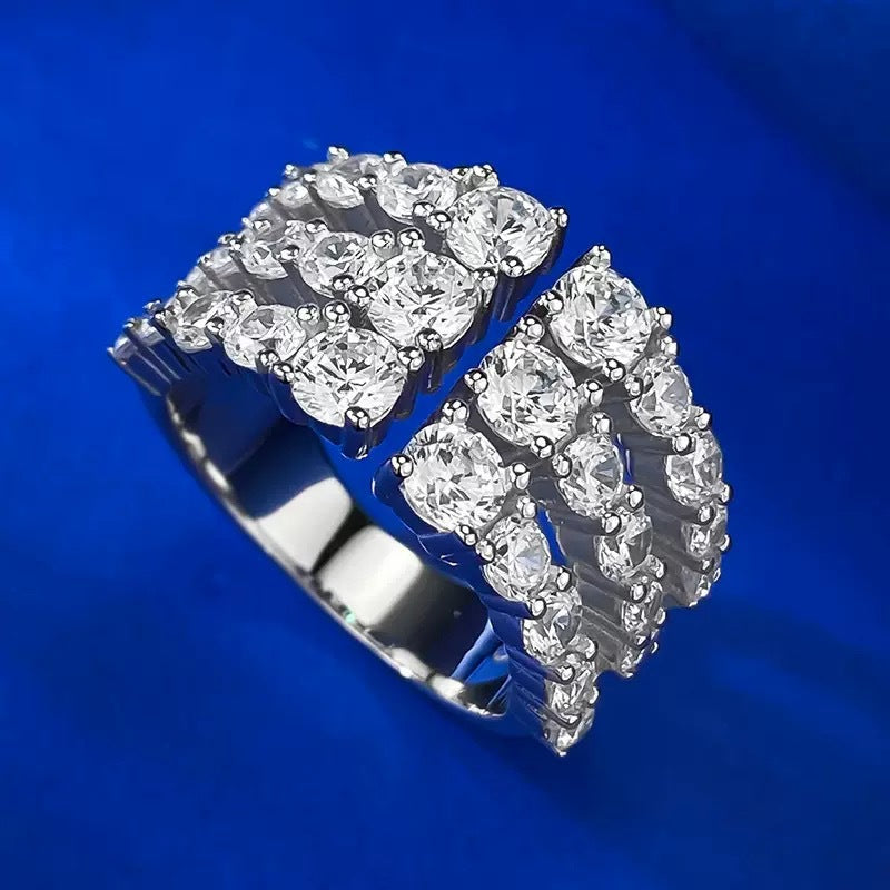 Celesté Luxe Multi-Row Statement Ring