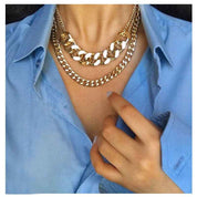 Bold Luxe Dual-Layer Chain - AmoreNmore