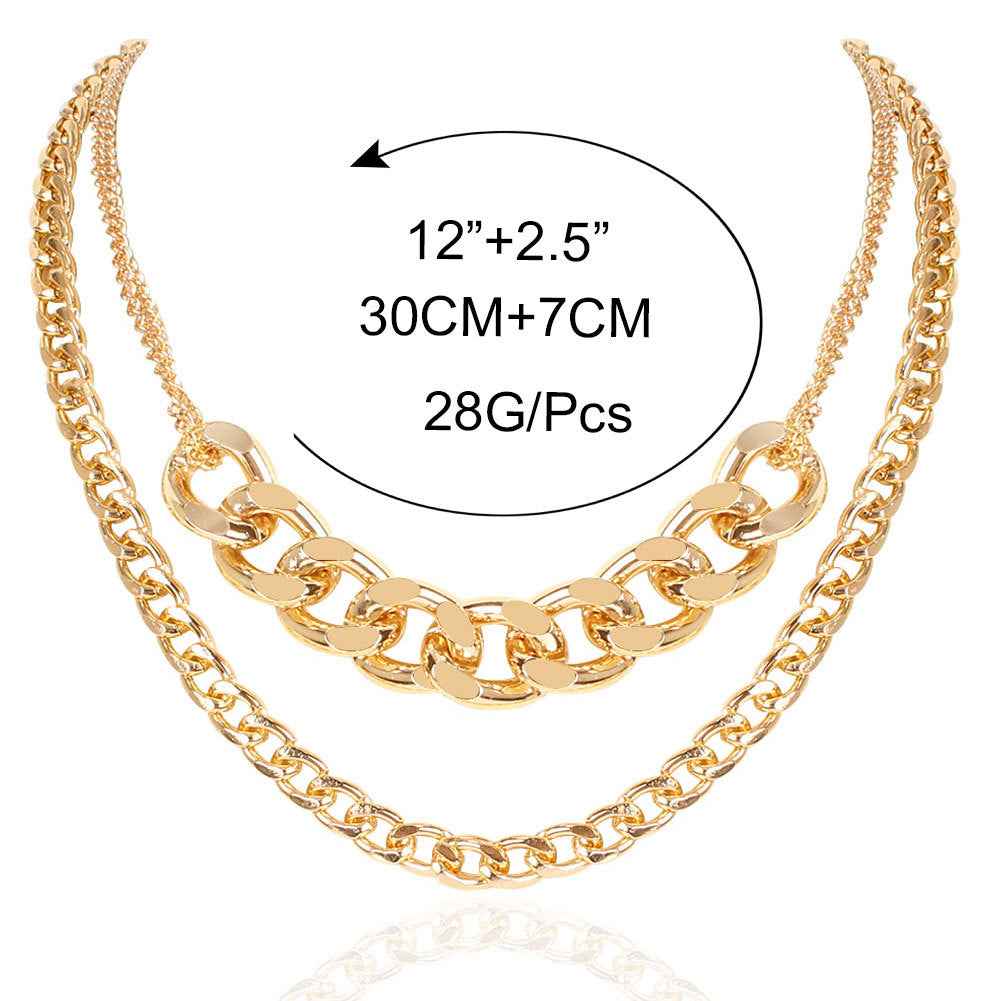 Bold Luxe Dual-Layer Chain - AmoreNmore