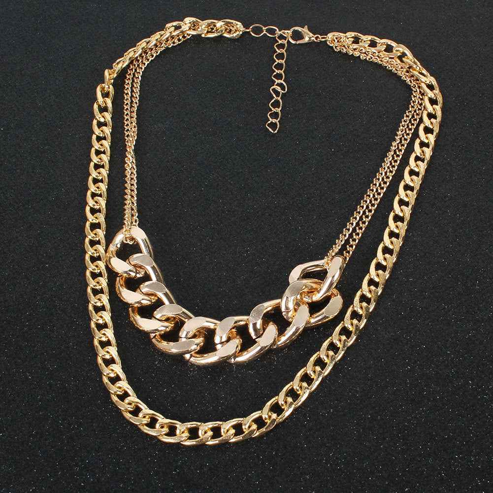Bold Luxe Dual-Layer Chain - AmoreNmore