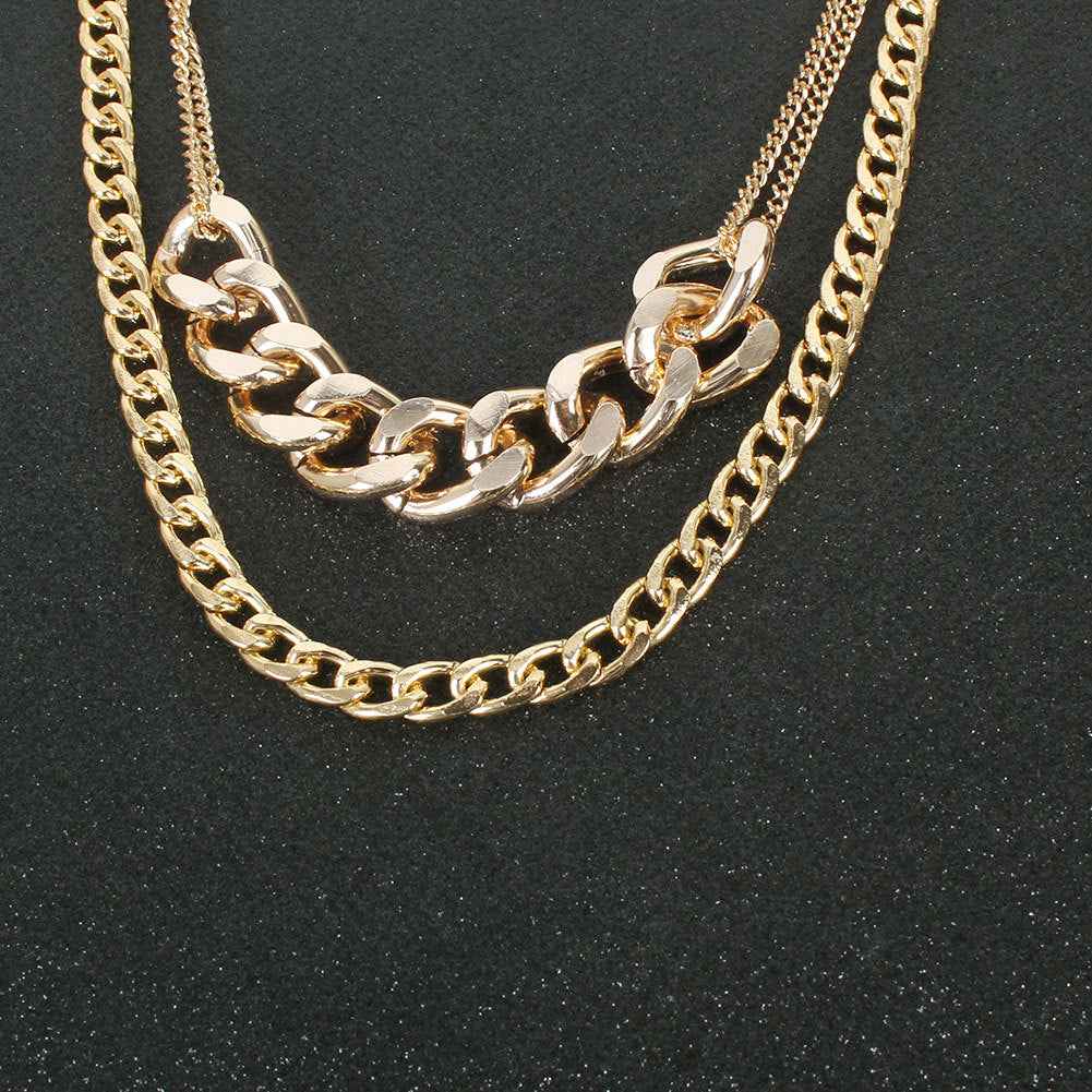 Bold Luxe Dual-Layer Chain - AmoreNmore