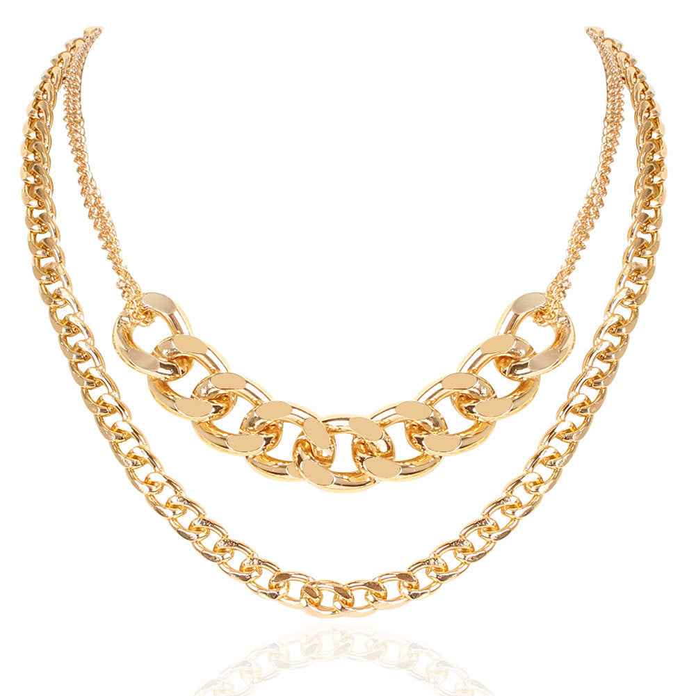 Bold Luxe Dual-Layer Chain - AmoreNmore