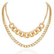 Bold Luxe Dual-Layer Chain - AmoreNmore