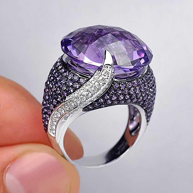 Amethyst Aurora Luxe Ring