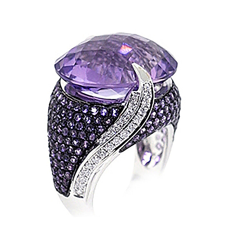 Amethyst Aurora Luxe Ring
