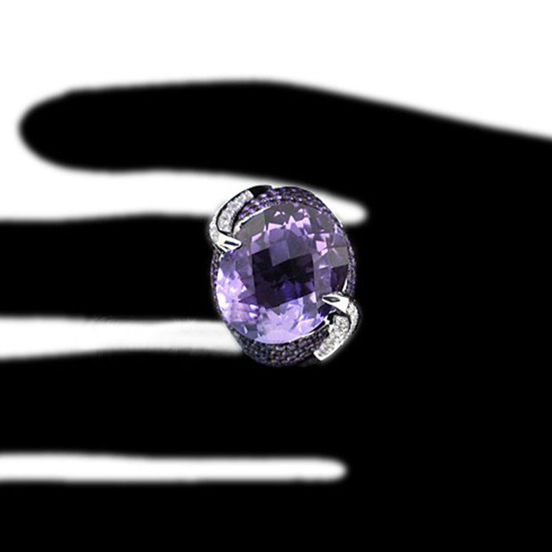 Amethyst Aurora Luxe Ring